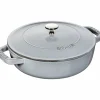 Cocotte Chistera traktörgryta 24 cm 2,4 liter, grå