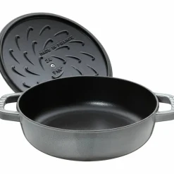 Cocotte Chistera traktörgryta 28 cm 3,7 liter, grå