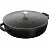 Cocotte Chistera traktörgryta 24 cm 2,4 liter, svart