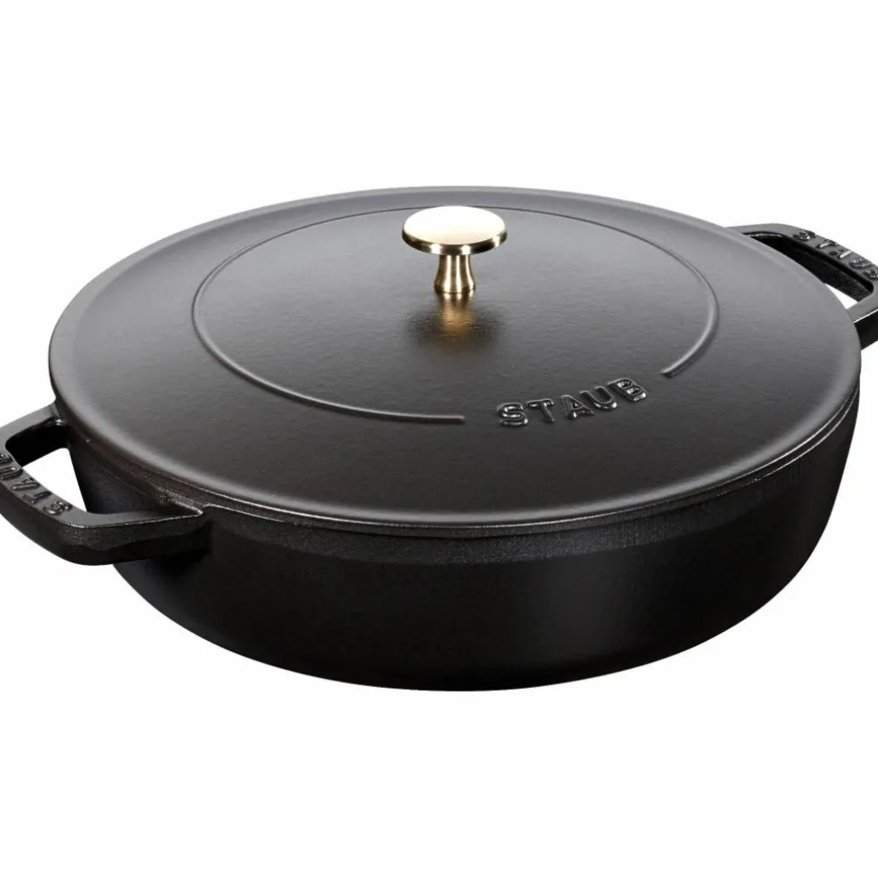 Cocotte Chistera traktörgryta 24 cm 2,4 liter, svart