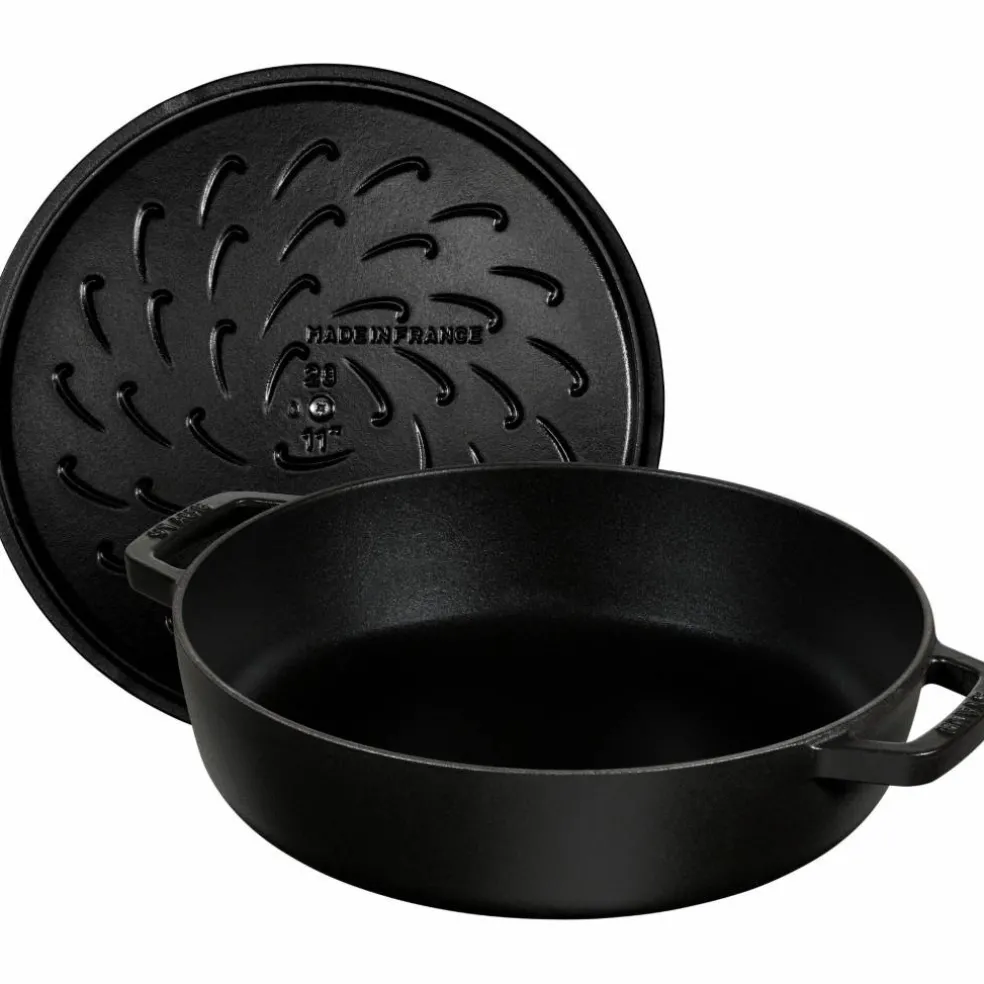 Cocotte Chistera traktörgryta 24 cm 2,4 liter, svart