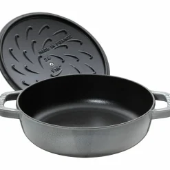 Cocotte Chistera traktörgryta 24 cm 2,4 liter, svart