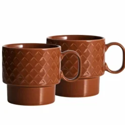 Coffee & More tekoppar 2 st, vit