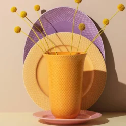 Color vas, 20 cm, rosa