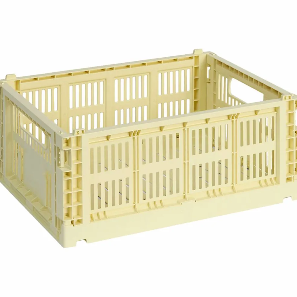 Colour Crate låda medium, ljusgul