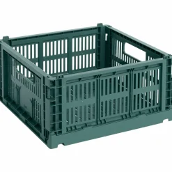 Colour Crate låda medium square, dusty blue