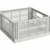 Colour Crate Medium Square förvaringslåda, off-white