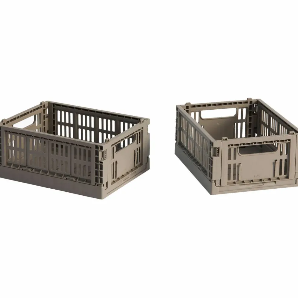 Colour Crate Mini förvaringslåda 2-pack, grå
