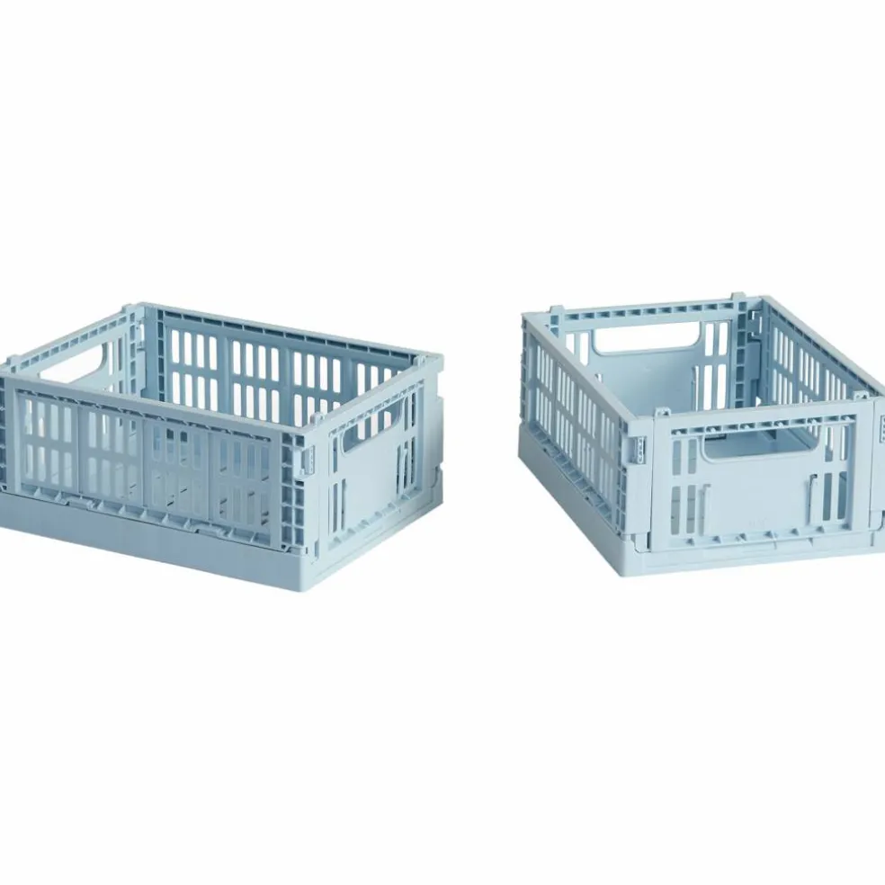 Colour Crate Mini förvaringslåda 2-pack, soft blue