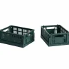 Colour Crate Mini 2 st förvaringslådor, dusty blue