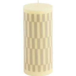 Column ljus small, cream/sand