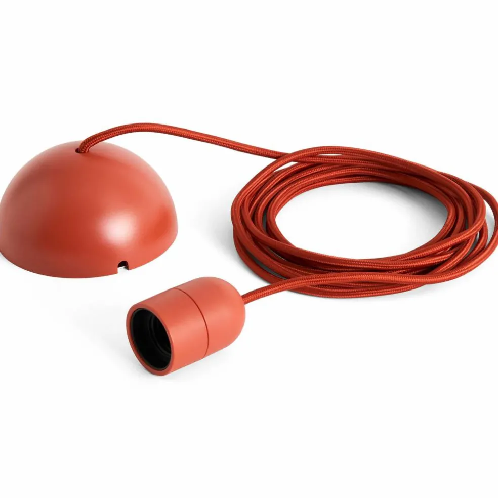 Common Pendant Cord Set sladdset, rusty red