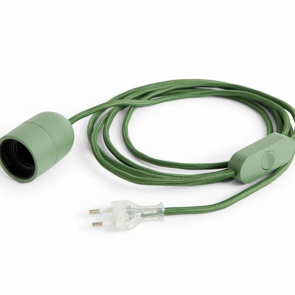 Common sladdset för bordslampa 240 cm, antracitblå
