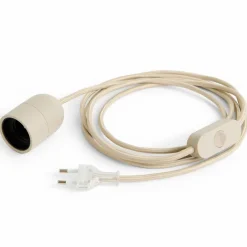 Common sladdset för bordslampa 240 cm, grön