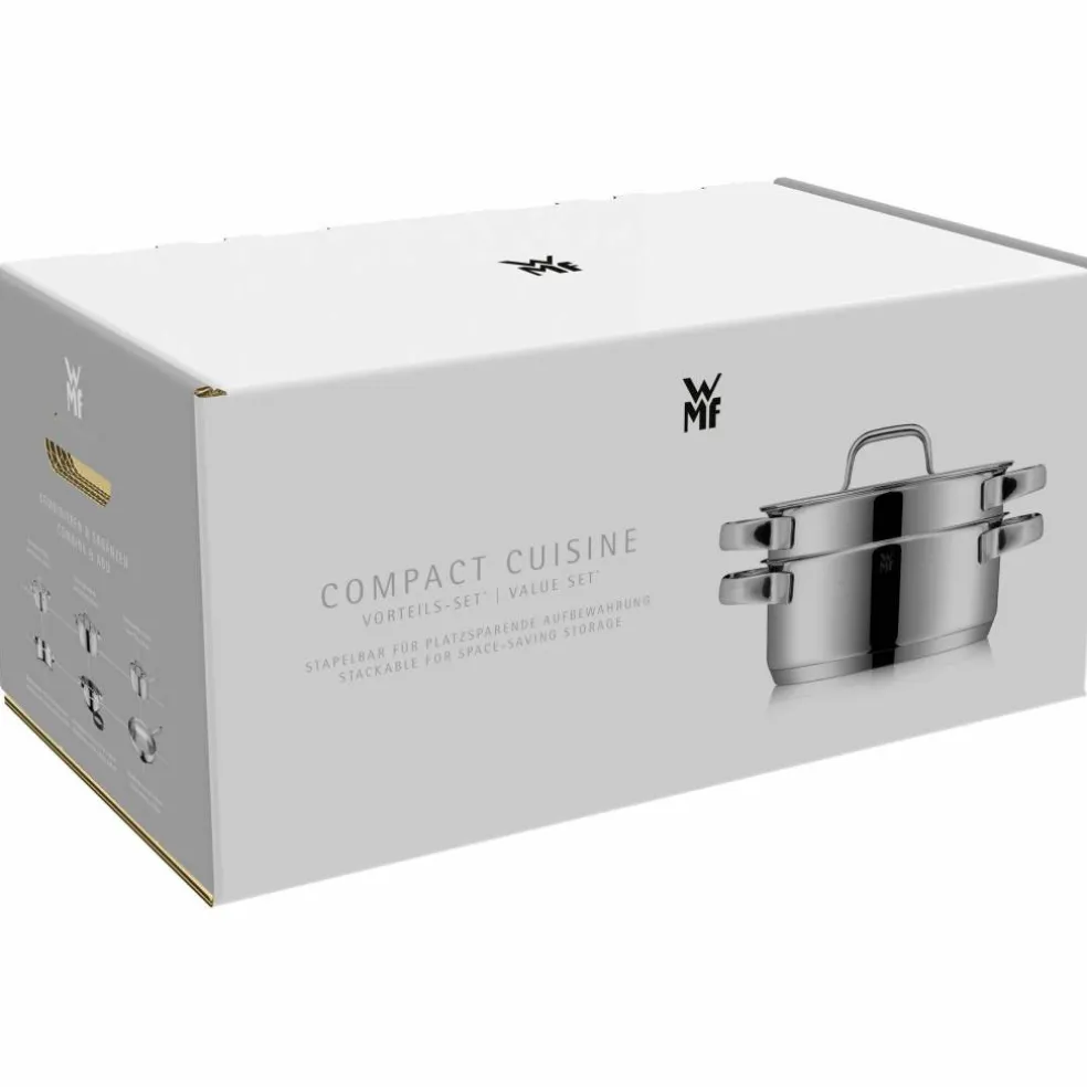 Compact Cuisine grytset, 5 delar inkl. 4 glaslock