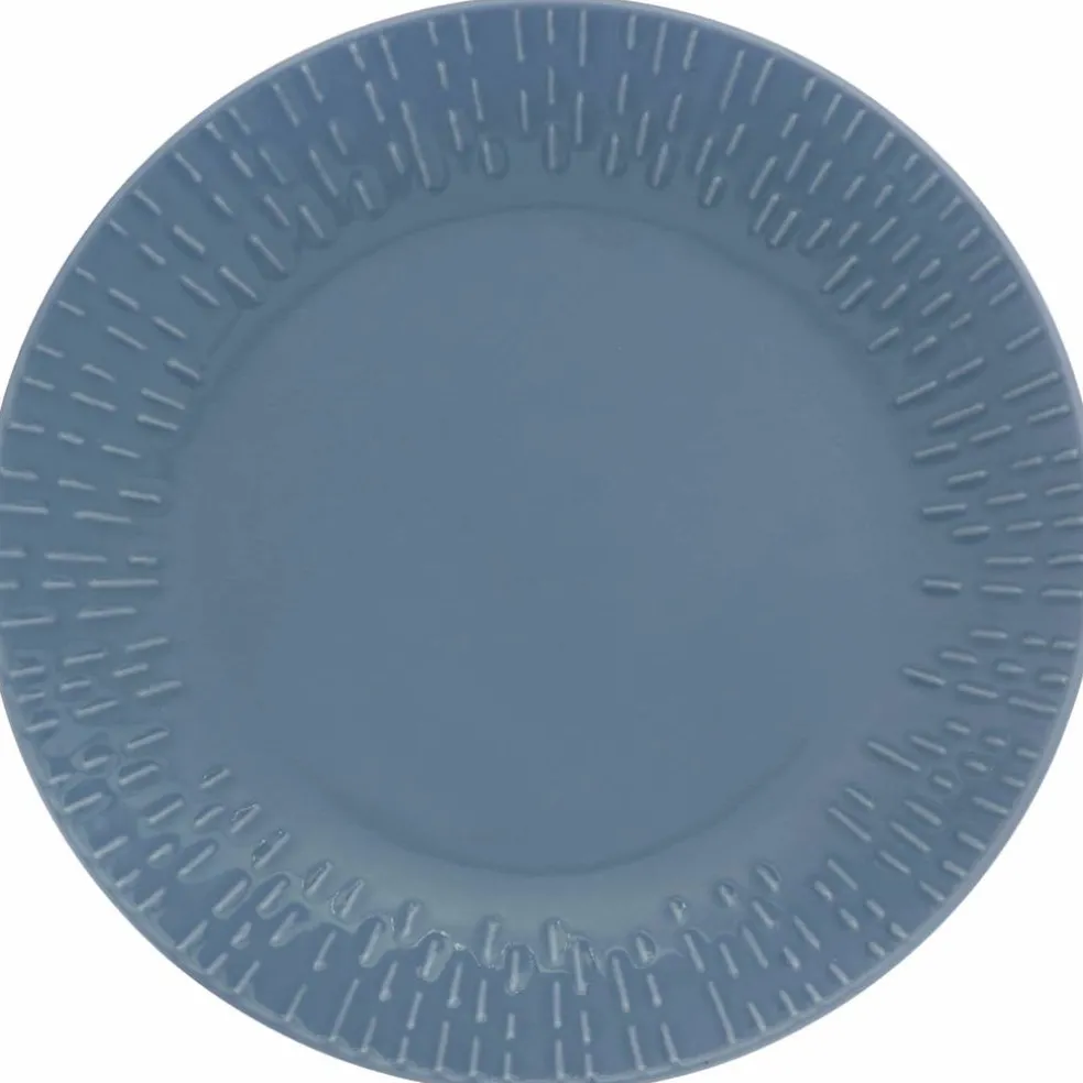 Confetti desserttallrik 21 cm, blueberry