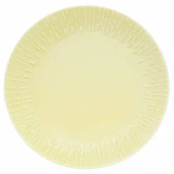 Confetti desserttallrik 21 cm, mustard