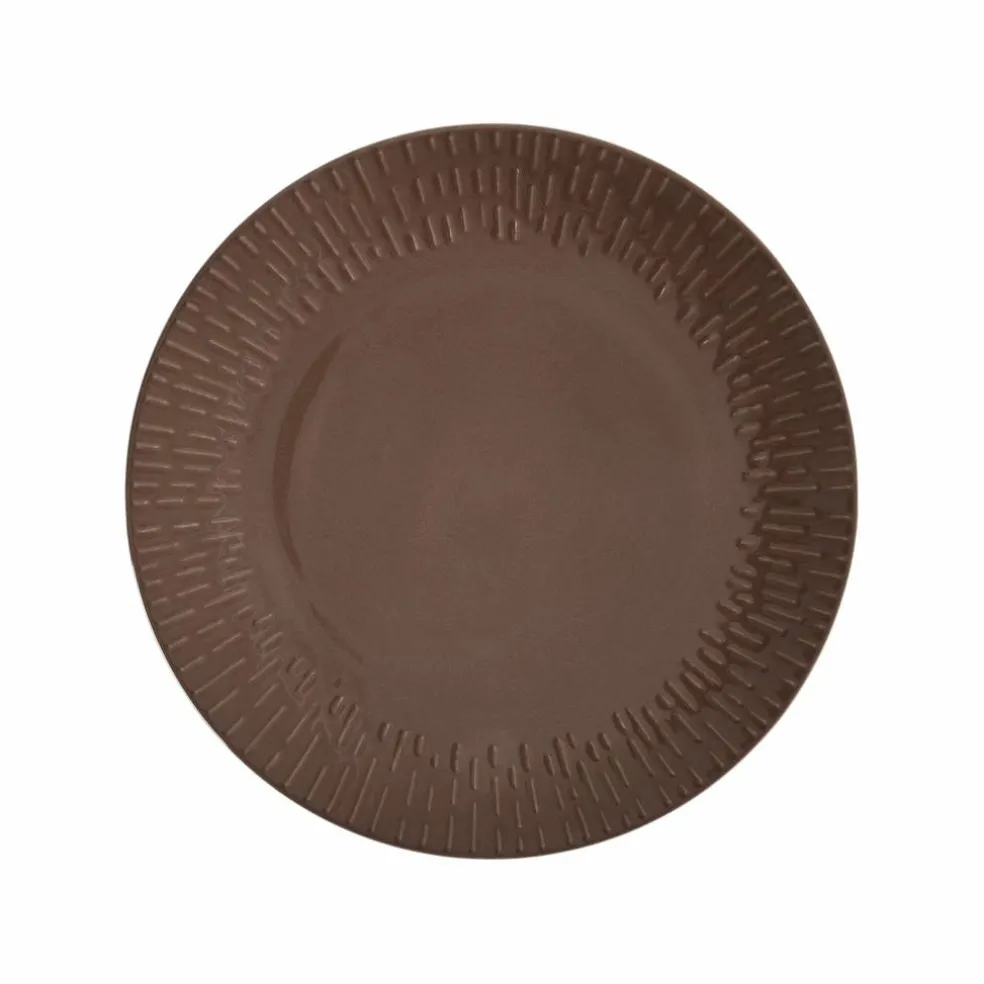 Confetti middagstallrik 27,5 cm, chocolate