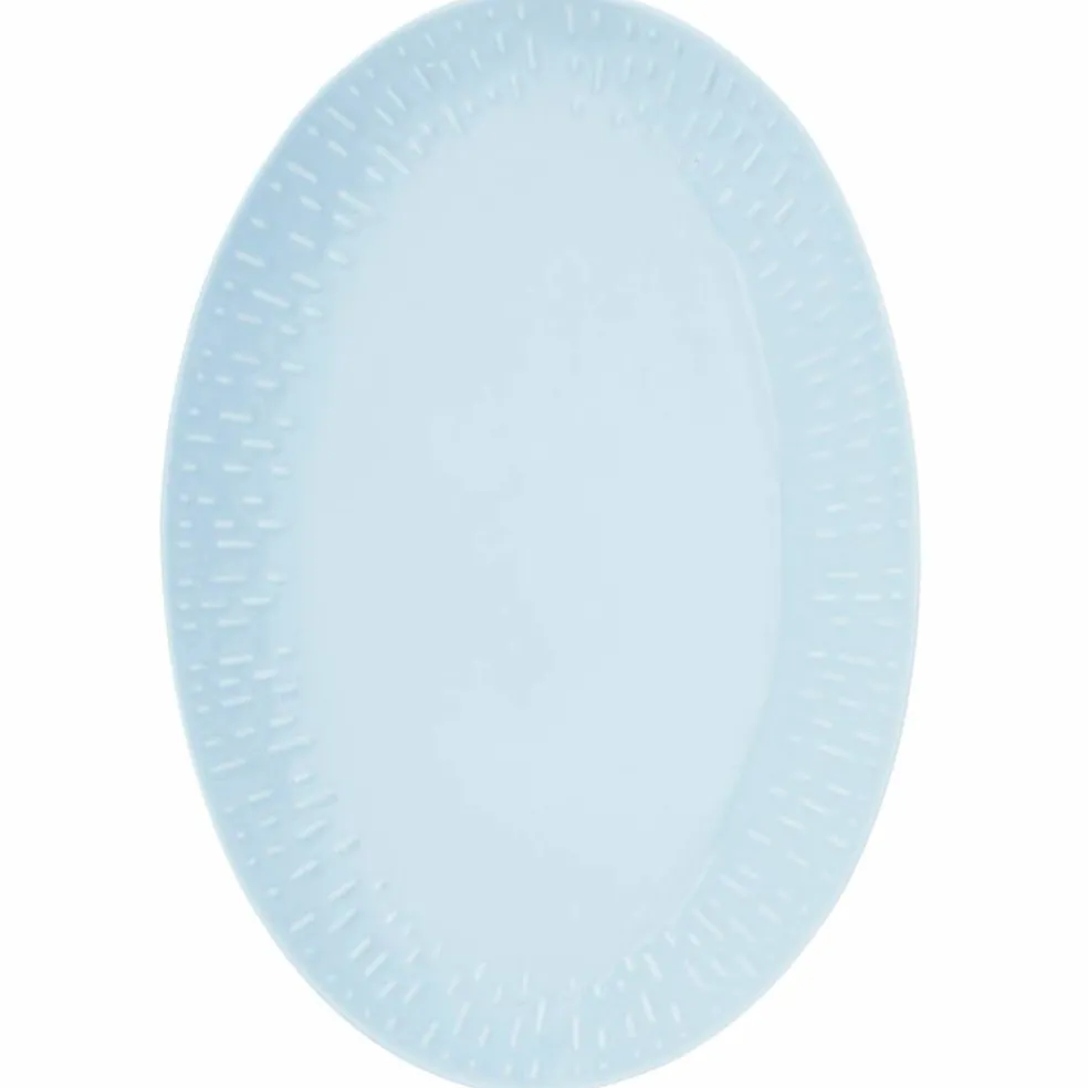 Confetti ovalt fat 36 × 25,5 cm, apricot