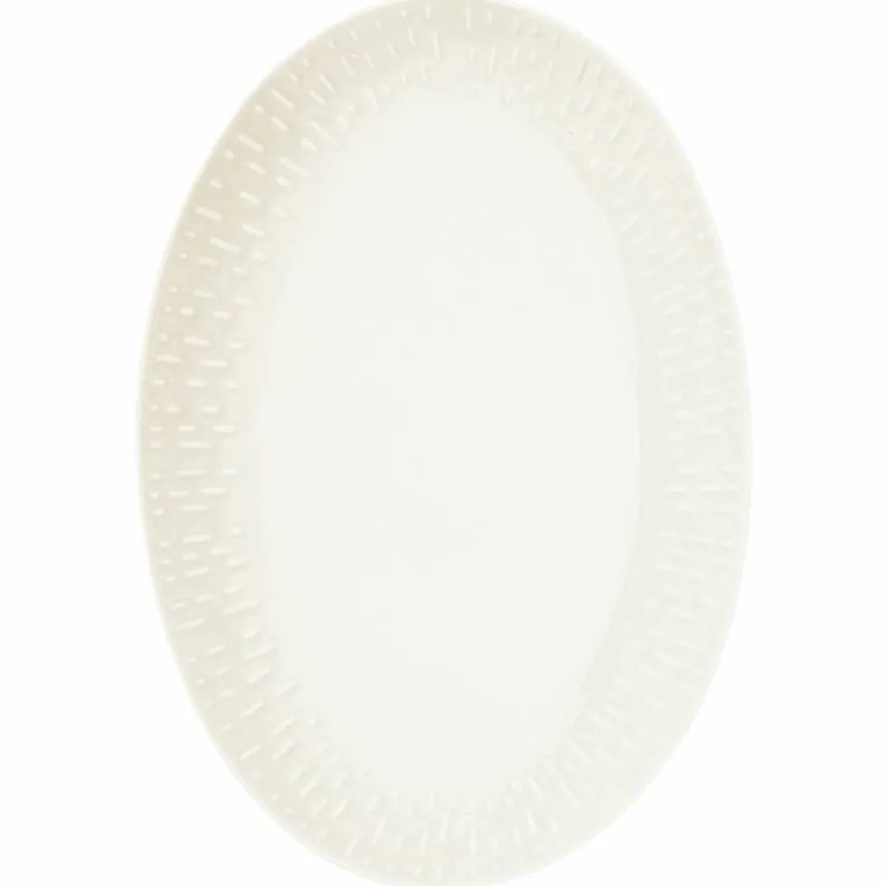 Confetti ovalt fat 36 × 25,5 cm, aqua