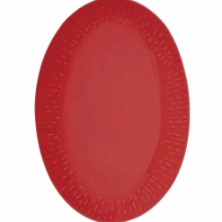 Confetti ovalt fat 36 × 25,5 cm, aqua