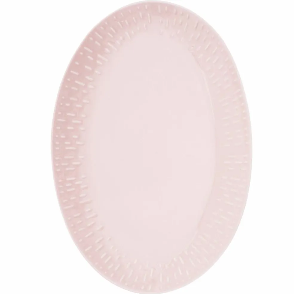 Confetti ovalt fat 36 × 25,5 cm, blueberry