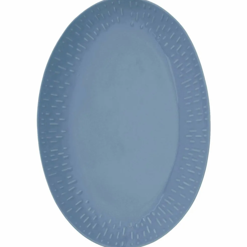 Confetti ovalt fat 36 × 25,5 cm, chili