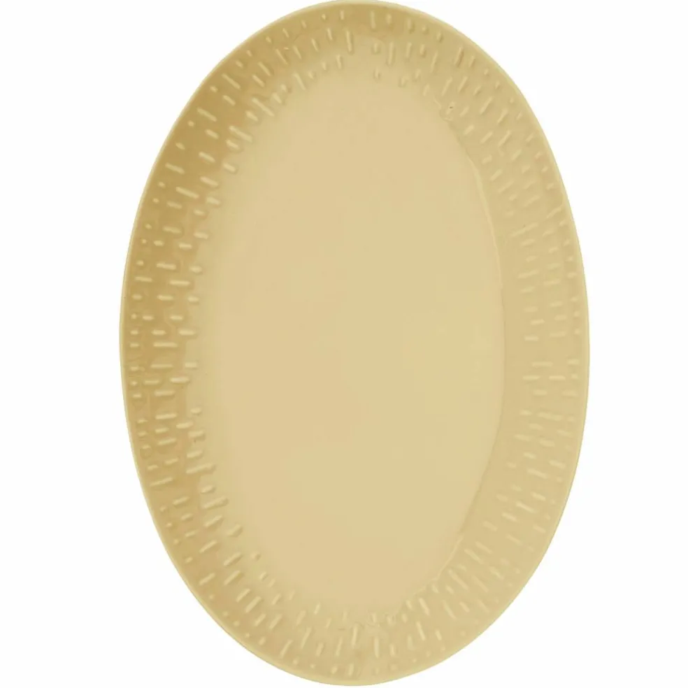 Confetti ovalt fat 36 × 25,5 cm, chili