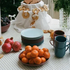 Confetti pastatallrik 23 cm, apricot