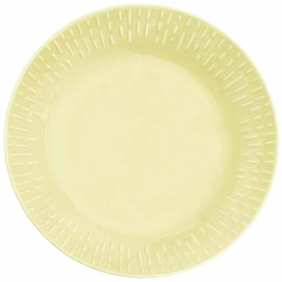 Confetti pastatallrik 23 cm, lemon