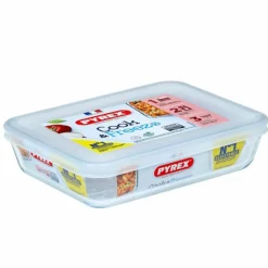 Cook&Freeze matlåda rektangulär 2,6 liter, glas