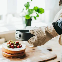 Cookie grythandske i silikon, grå