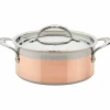 Copperbond gryta med lock 18 cm