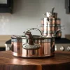 Copperbond gryta med lock 20 cm