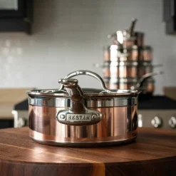 Copperbond gryta med lock 20 cm