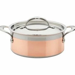 Copperbond gryta med lock 20 cm
