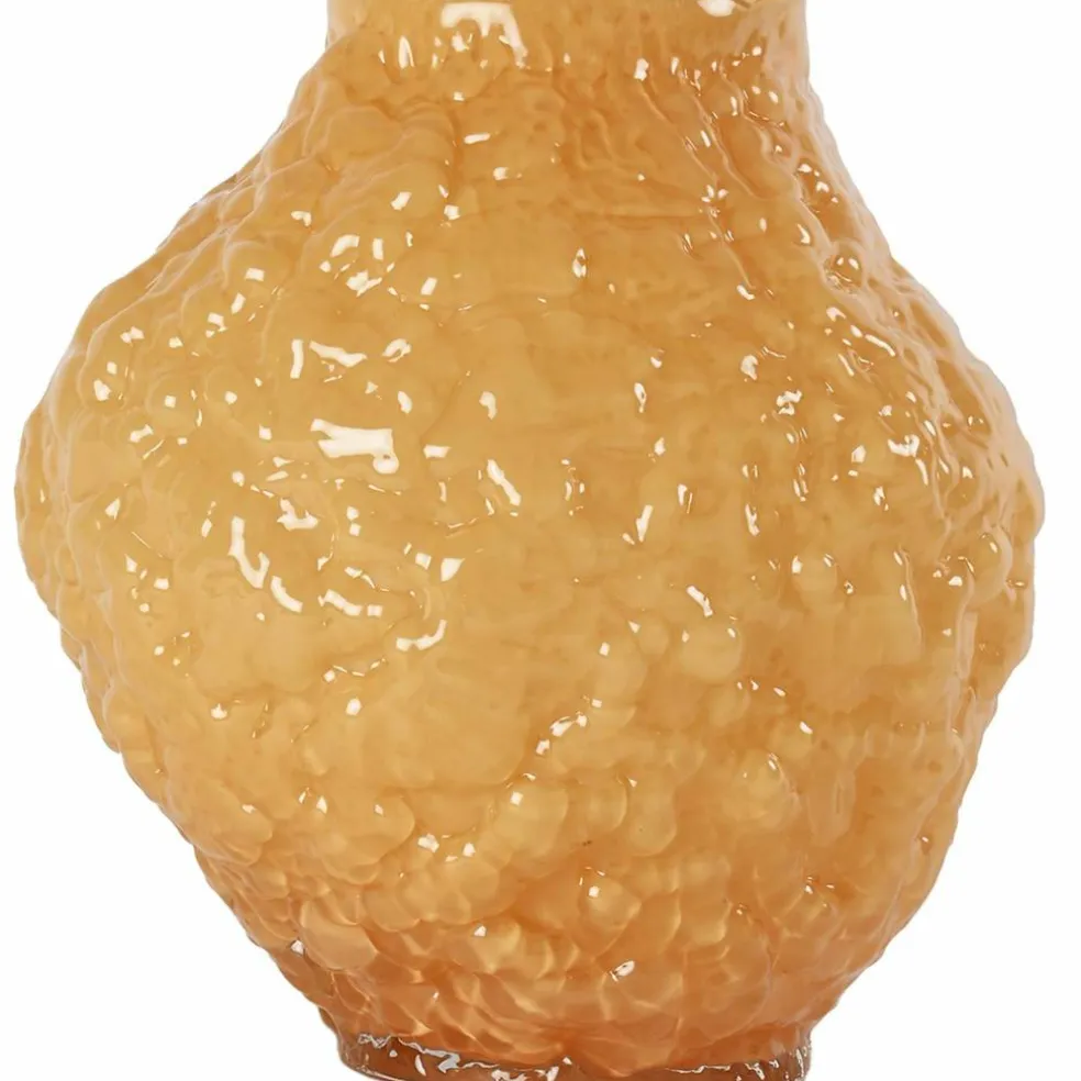 Corallo vas 26 cm, gul