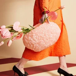 Corallo vas 45 cm, rosa