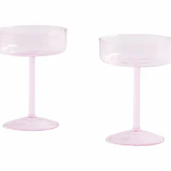 Coupéglas 2 st, rosa