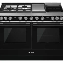 CPF120IGMPL Portofino gas-/induktionsspis, svart