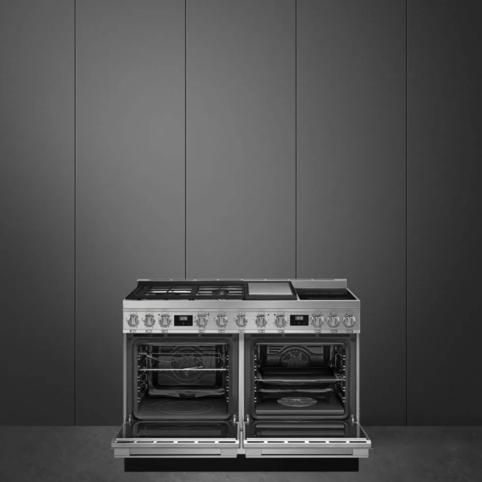 CPF120IGMPR Portofino gas-/induktionsspis, röd