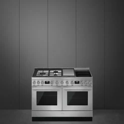 CPF120IGMPR Portofino gas-/induktionsspis, röd