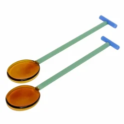 Crave salladsbestick 2 delar, multicolor