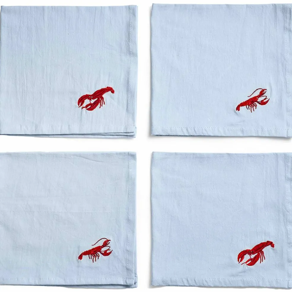 Crayfish servett 40x40 cm 4-pack