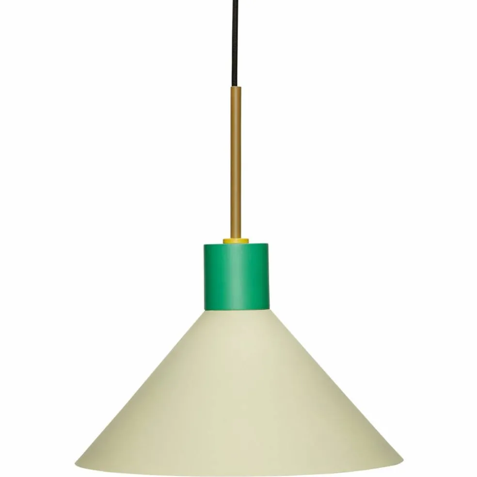 Crayon taklampa 35 cm, grön