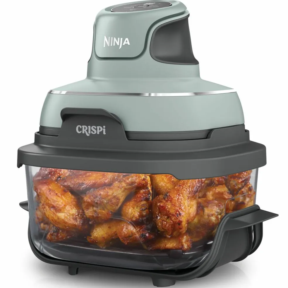 Crispi airfryer, salviagrön