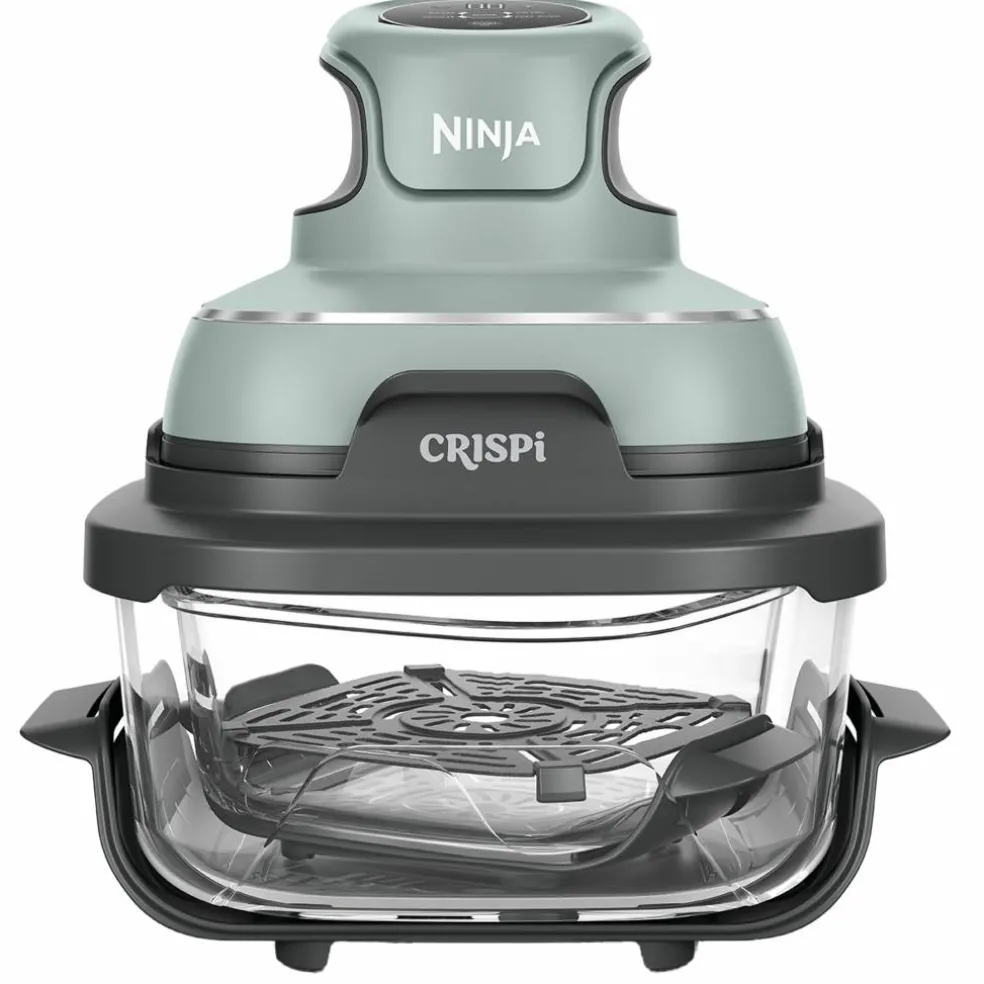 Crispi airfryer, salviagrön