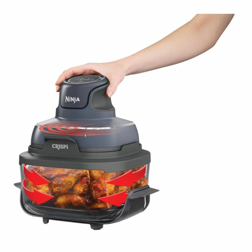 Crispi airfryer, salviagrön