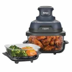 Crispi airfryer, salviagrön