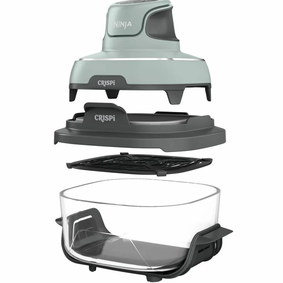 Crispi airfryer, salviagrön